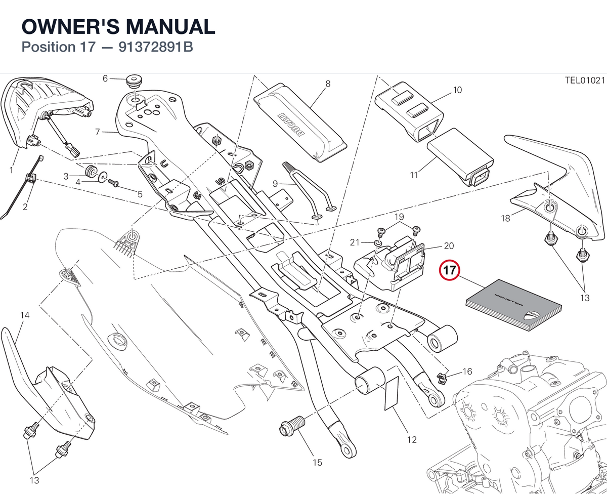 OWNER'S MANUAL 91372891B diagram position