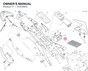 OWNER'S MANUAL 91372891L diagram position
