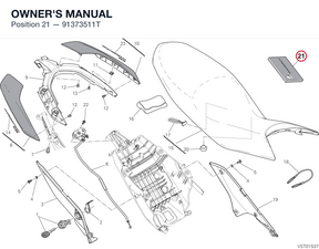 OWNER'S MANUAL 91373511T diagram position