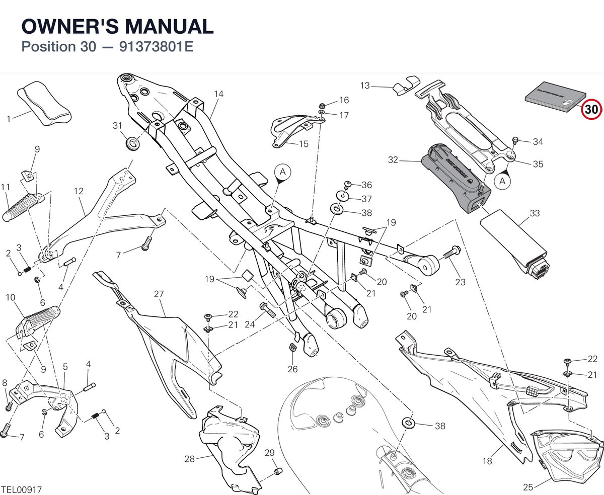 OWNER'S MANUAL 91373801E diagram position