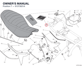 OWNER'S MANUAL 91373821A diagram position