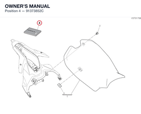 OWNER'S MANUAL 91373852C diagram position