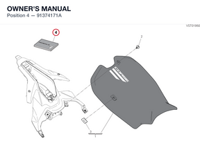 OWNER'S MANUAL 91374171A diagram position