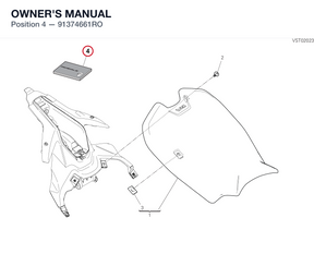 OWNER'S MANUAL 91374661RO diagram position