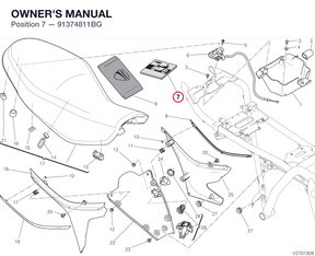 OWNER'S MANUAL 91374811BG diagram position
