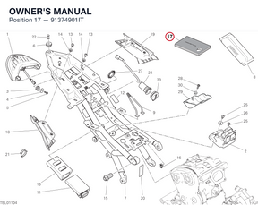 OWNER'S MANUAL 91374901IT diagram position
