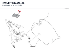 OWNER'S MANUAL 91375131FI diagram position