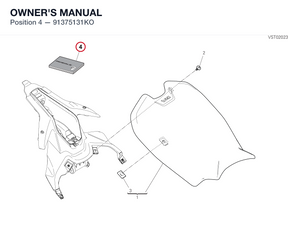 OWNER'S MANUAL 91375131KO diagram position