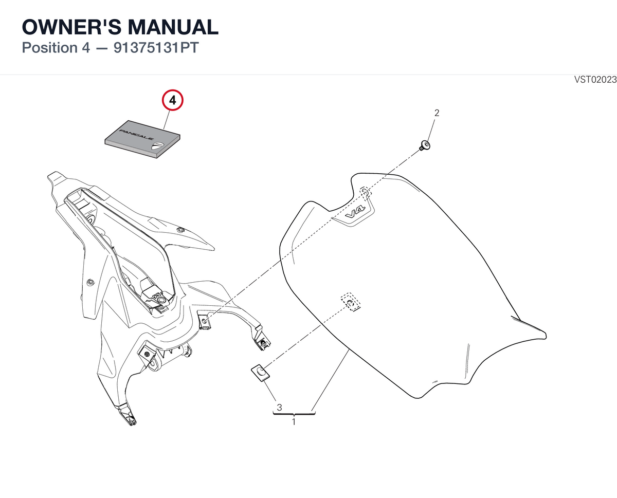 OWNER'S MANUAL 91375131PT diagram position