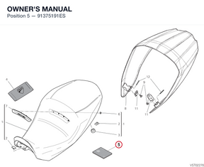 OWNER'S MANUAL 91375191ES diagram position