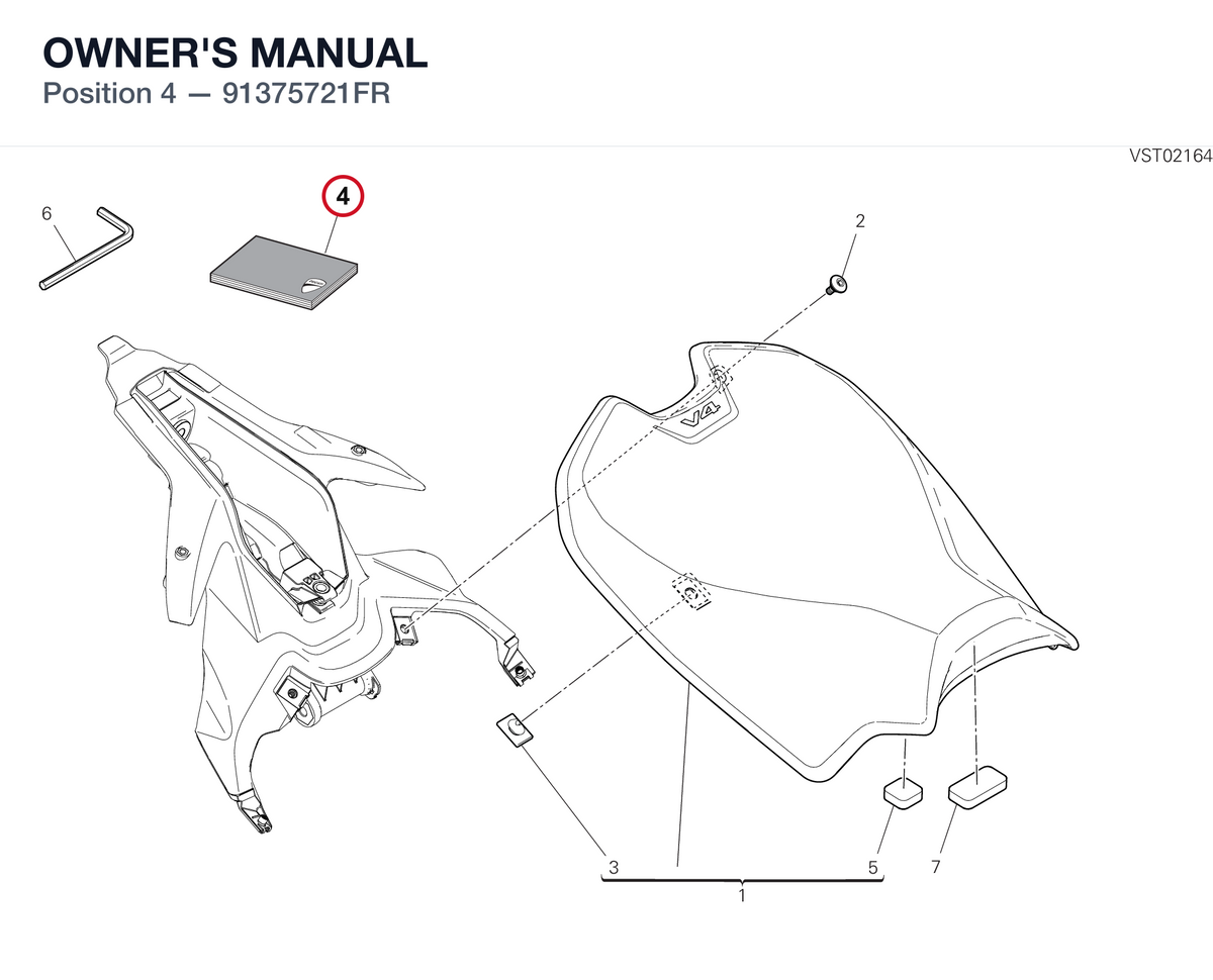 OWNER'S MANUAL 91375721FR diagram position