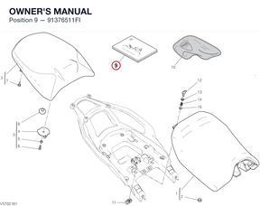 OWNER'S MANUAL 91376511FI diagram position