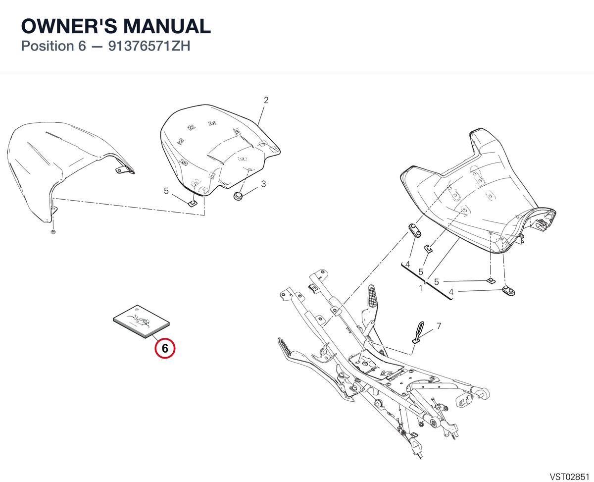 OWNER'S MANUAL 91376571ZH diagram position