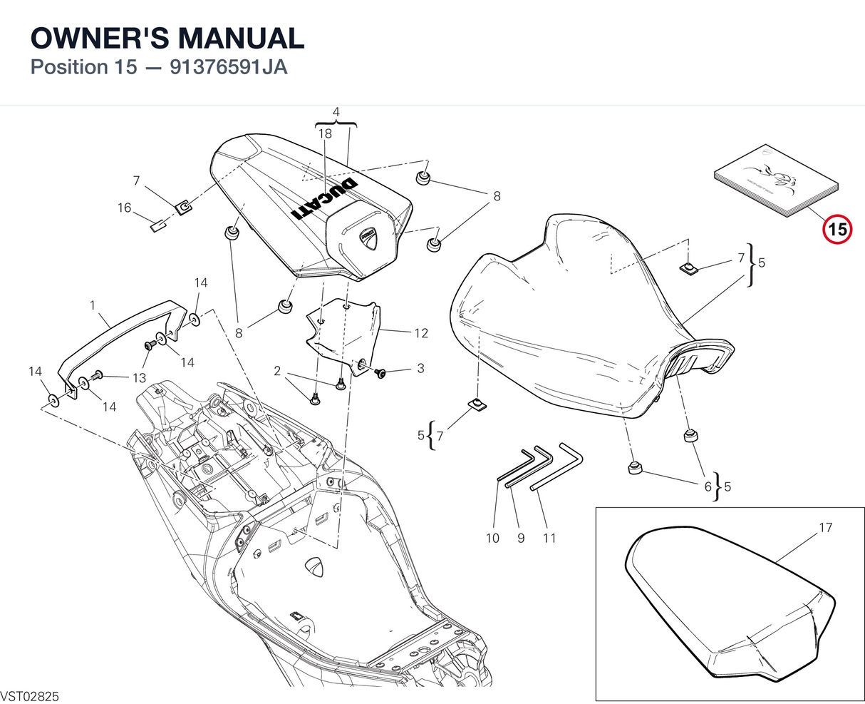 OWNER'S MANUAL 91376591JA diagram position