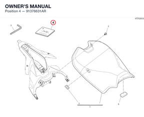 OWNER'S MANUAL 91376631AR diagram position