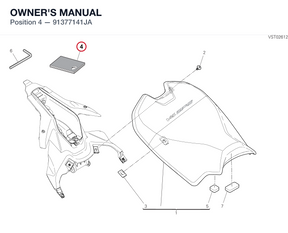 OWNER'S MANUAL 91377141JA diagram position