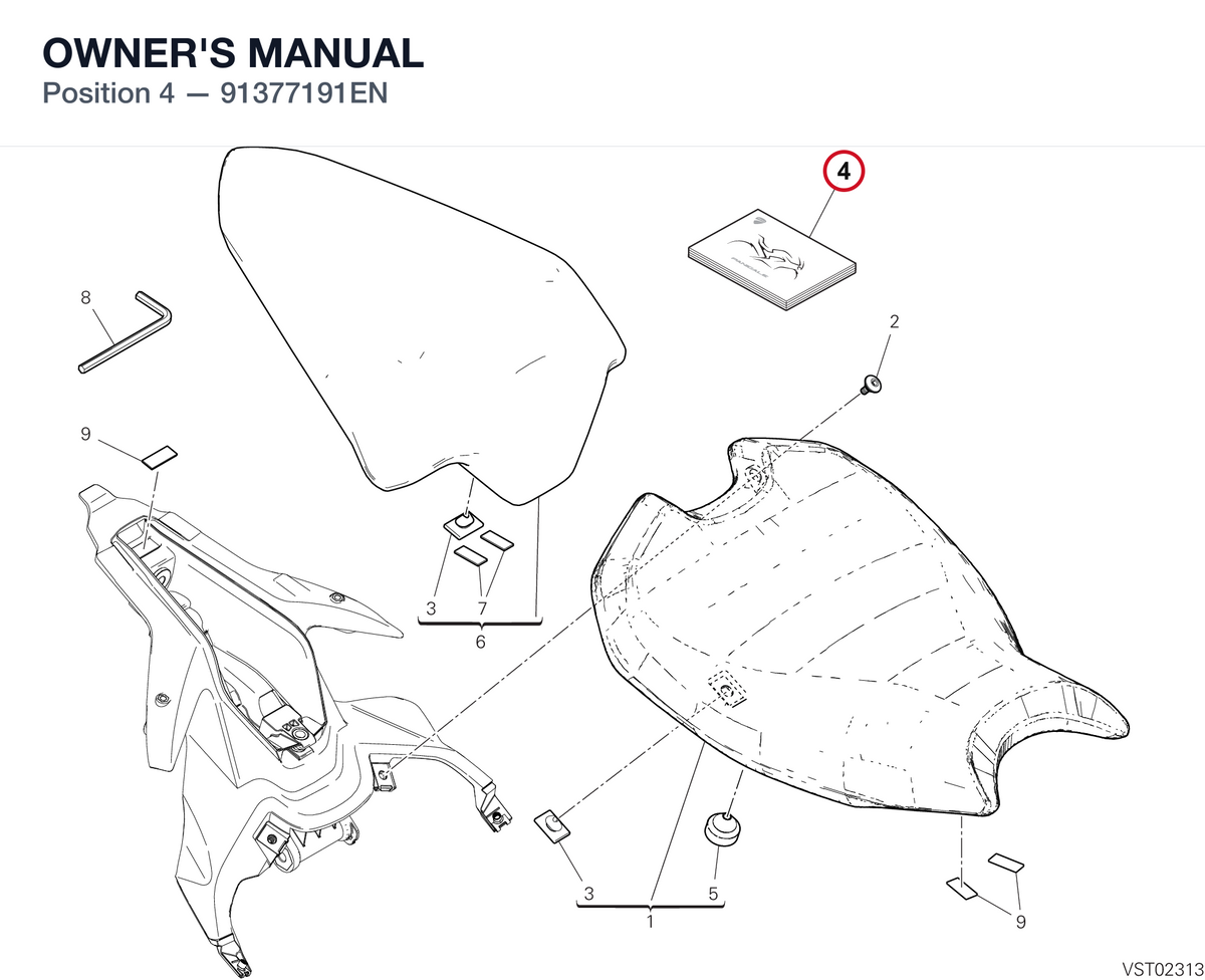 OWNER'S MANUAL 91377191EN diagram position