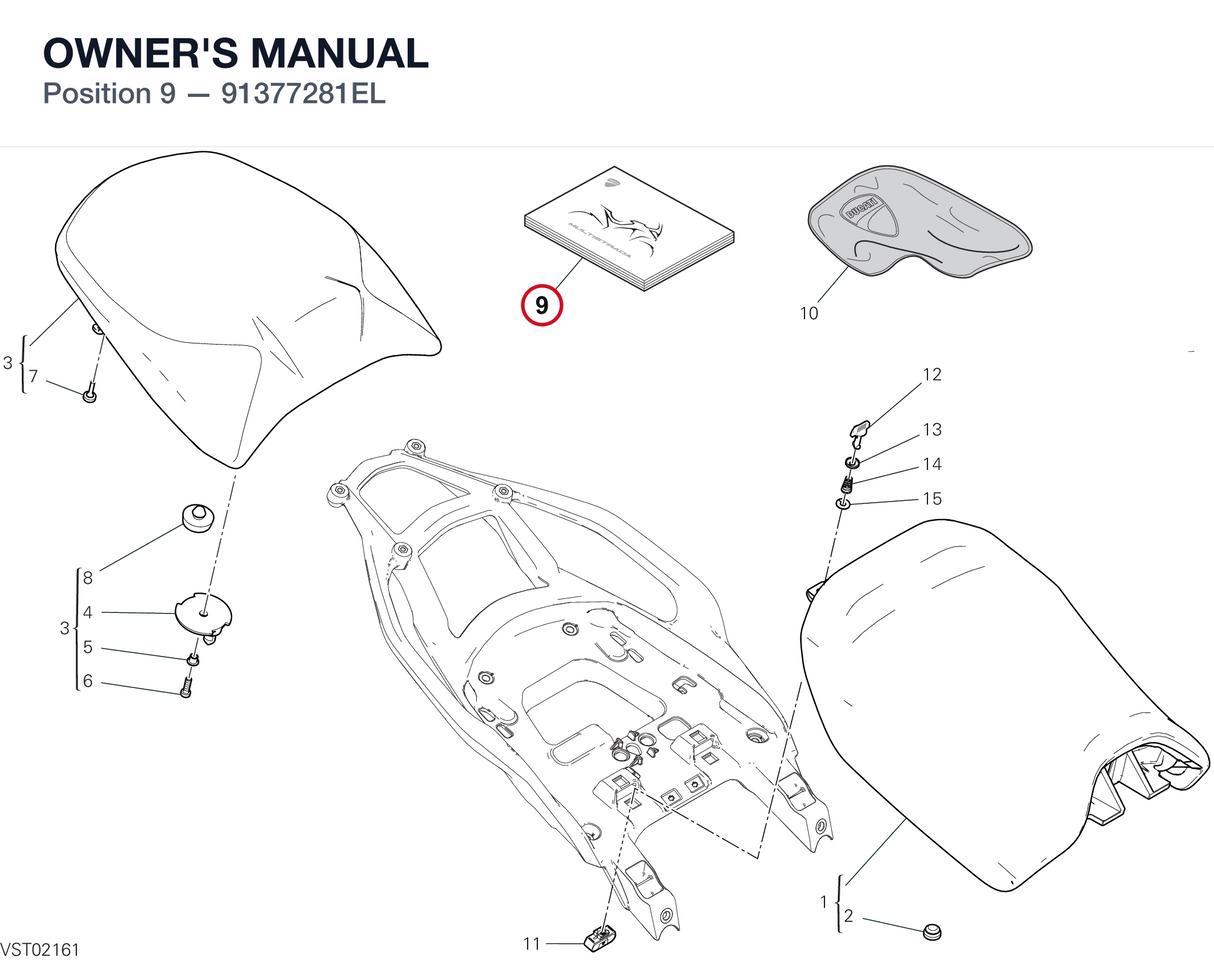 OWNER'S MANUAL 91377281EL diagram position
