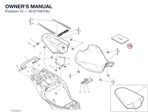 OWNER'S MANUAL 91377461HU diagram position