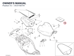 OWNER'S MANUAL 91377461TH diagram position