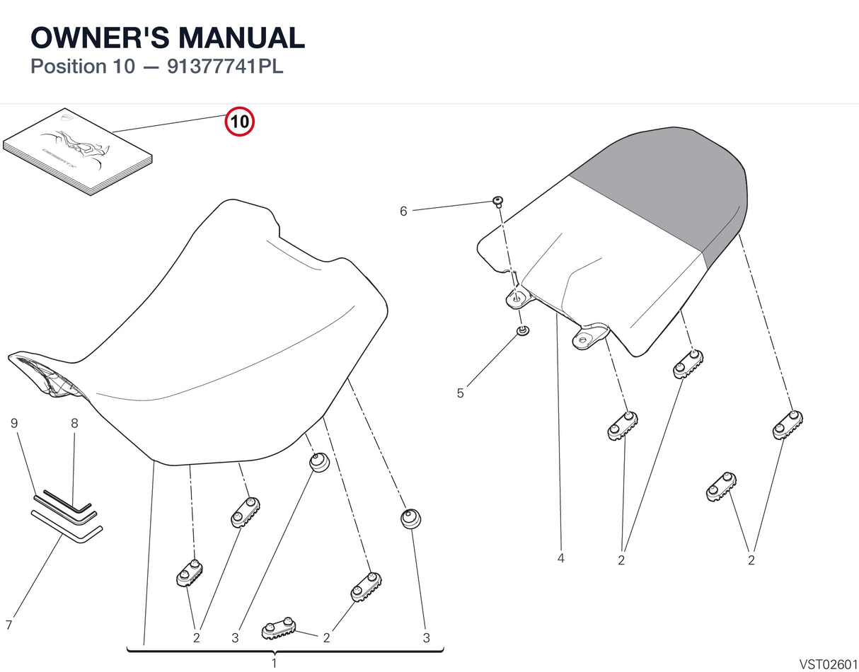 OWNER'S MANUAL 91377741PL diagram position