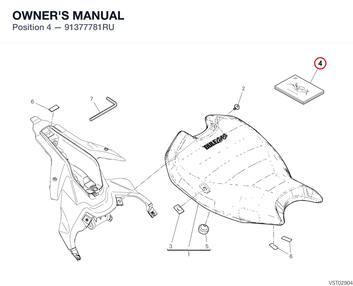 OWNER'S MANUAL 91377781RU diagram position