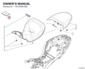 OWNER'S MANUAL 91378041BG diagram position