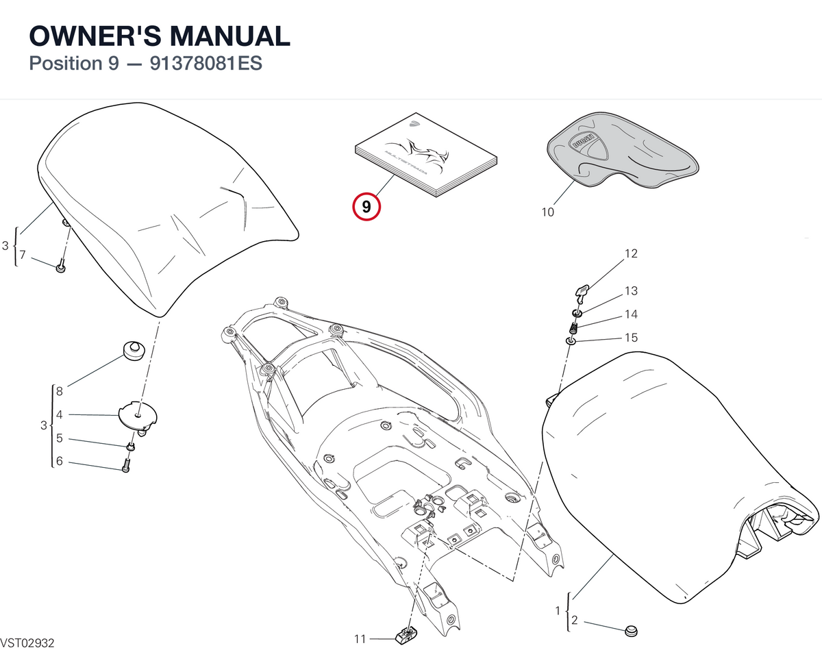 OWNER'S MANUAL 91378081ES diagram position