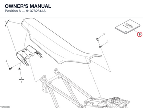 OWNER'S MANUAL 91378261JA diagram position