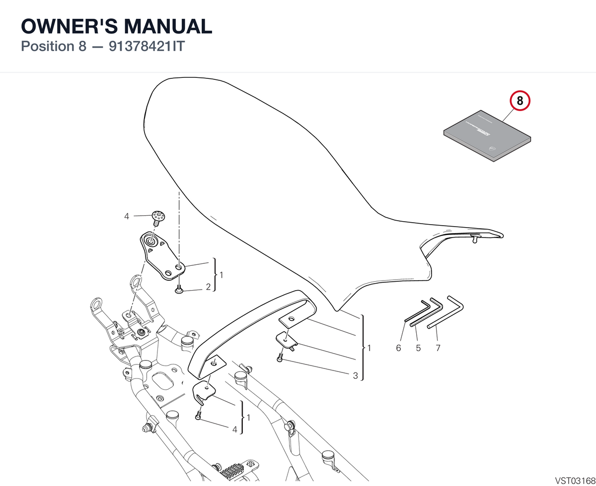 OWNER'S MANUAL 91378421IT diagram position
