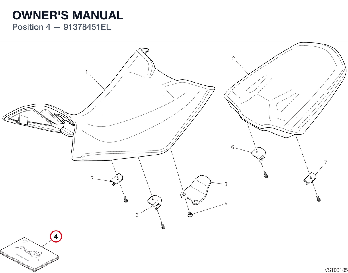 OWNER'S MANUAL 91378451EL diagram position