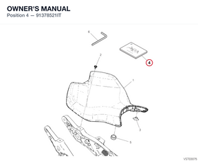 OWNER'S MANUAL 91378521IT diagram position