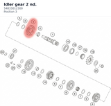 Diagram preview: Idler gear 2 nd. (54833012300)