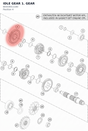 Diagram preview: IDLE GEAR 1. GEAR (60333011100)