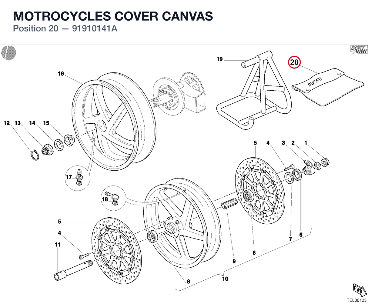 MOTROCYCLES COVER CANVAS