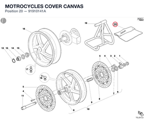 MOTROCYCLES COVER CANVAS