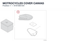 MOTROCYCLES COVER CANVAS 91910901AA diagram position