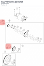 Diagram preview: SHAFT STARTER COUNTER (96340023000)