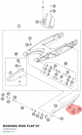 Diagram preview: BUSHING MUD FLAP 07 (75001094010)