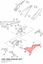 Diagram preview: FUEL TANK SPOILER LEFT (A61008050000ABA)