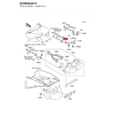 Kawasaki OEM – SCREW,6X14 product image