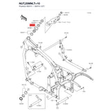 Kawasaki OEM – NUT,25MM,T=10 product image