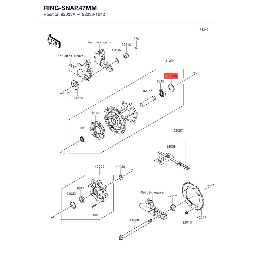 Kawasaki OEM – CIRCLIP,47M/M product image