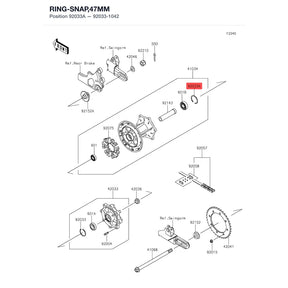 Kawasaki OEM – CIRCLIP,47M/M product image