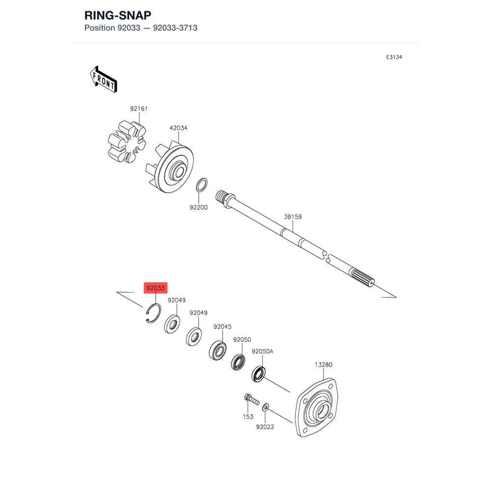 Kawasaki OEM – RING-SNAP product image