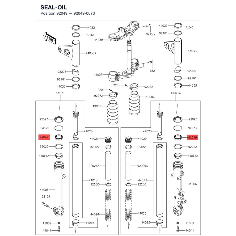 Kawasaki OEM – SEAL-OIL product image