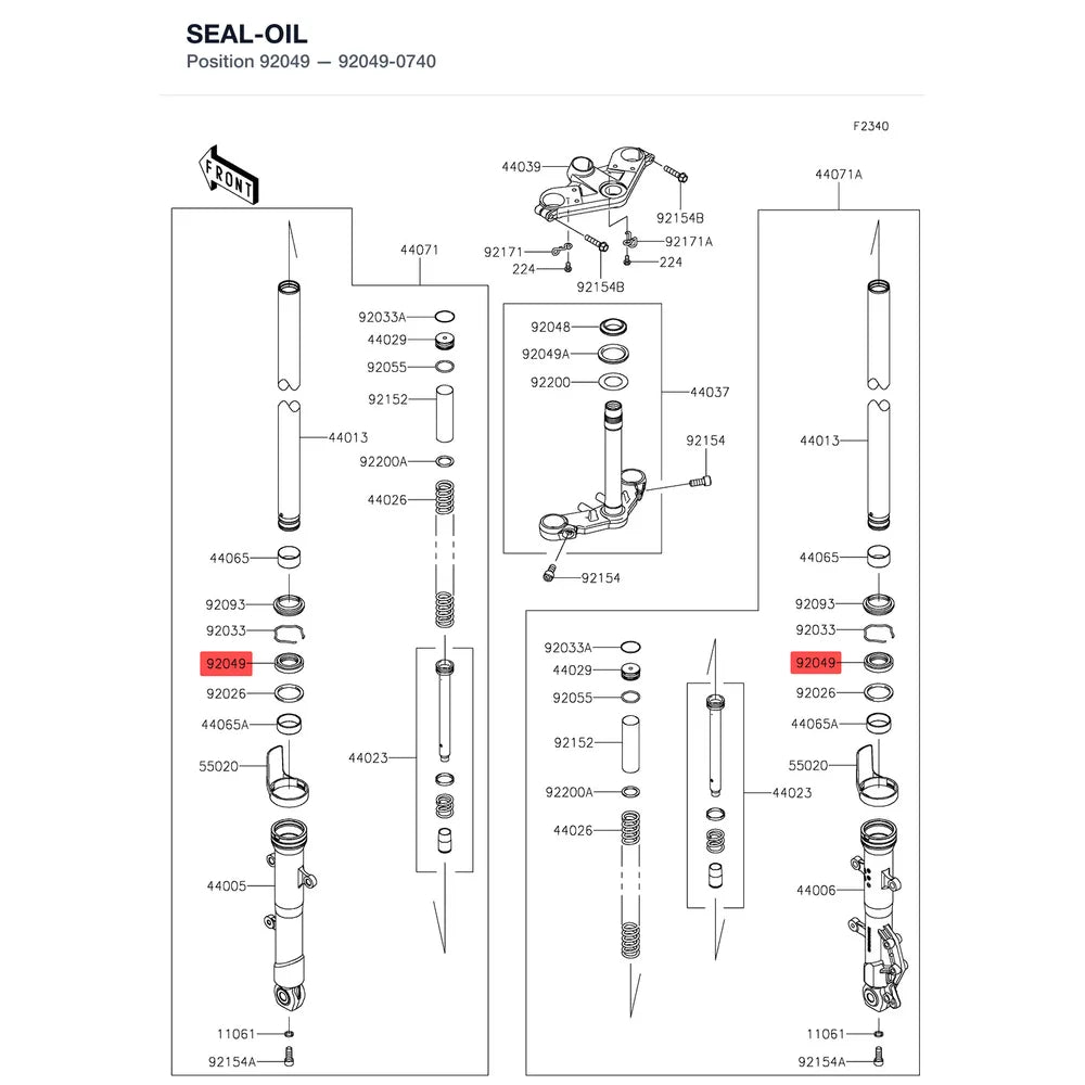 Kawasaki OEM – SEAL-OIL product image