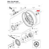 Kawasaki OEM – SEAL-OIL,BJN 32 52 5 product image