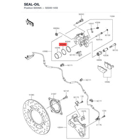 Kawasaki OEM – SEAL-OIL product image