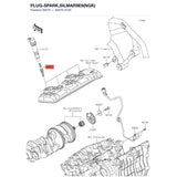 Kawasaki OEM – PLUG-SPARK,SILMAR9E9( product image